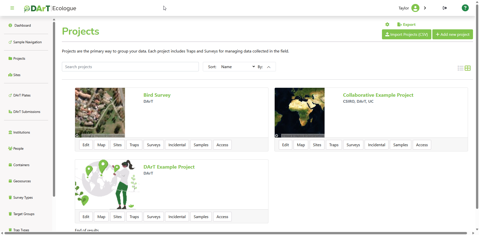 Ecologue Web